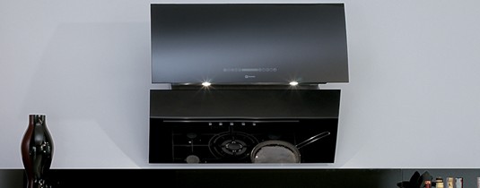 Mirror Wall Range Hood